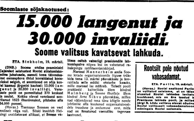 Uus Eesti 20.03.1940