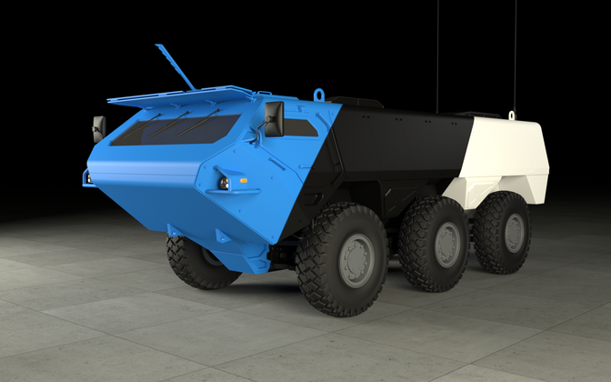 Eesti ettevõtete konsortsiumi loodava soomuki kujutis