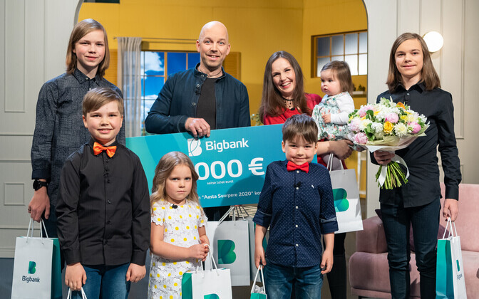 Aasta suurpere 2020 on kuuelapseline perekond Alev.