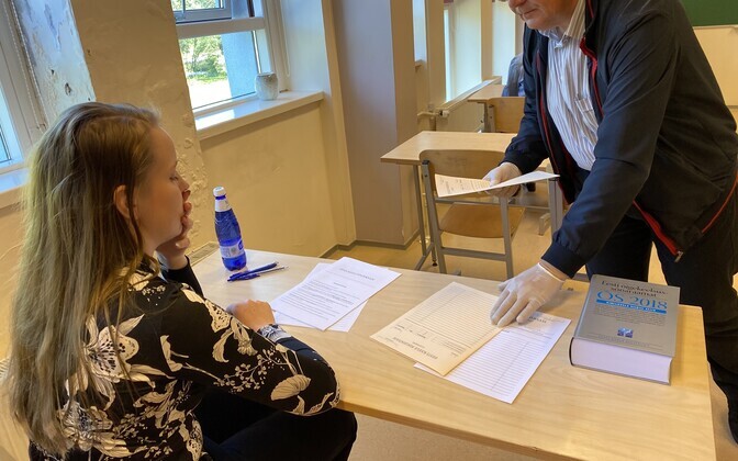 Aravete abituriendid eesti keele riigieksamil