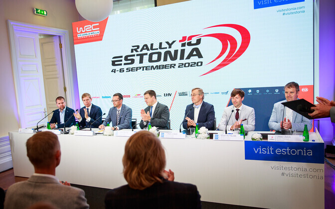 Rally Estonia pressikonverents Stenbocki majas