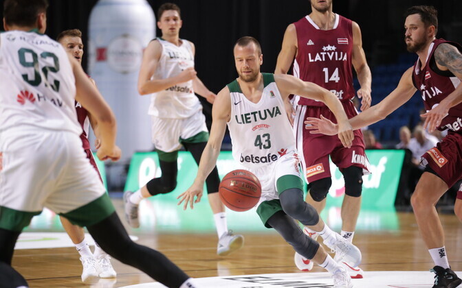 Läti - Leedu korvpalli Balti keti karikaturniiril