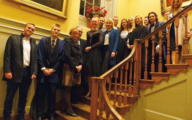 Eesti tudengid Inglismaal.