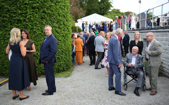 Roosiaia vastuvõtu külalised