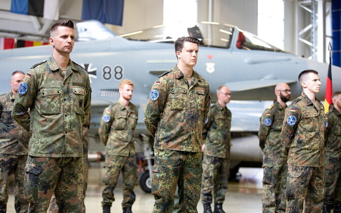 Germany takes over NATO Baltic Air Policing duties at Ämari Air Base.