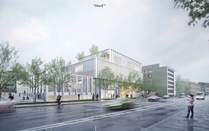 Работа, выигравшая конкурс на проект будущей Тынисмяэской госгимназии.