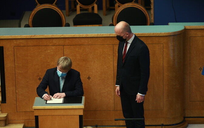 Rain Epler astus keskkonnaministri ametisse.