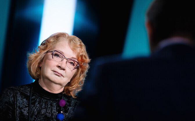 Яна Тоом в передаче Esimene stuudio.