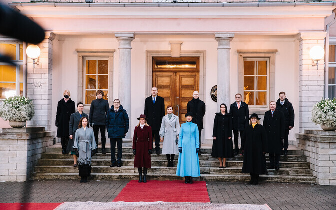 President Kersti Kaljulaid nimetas Kaja Kallase valitsuse ametisse