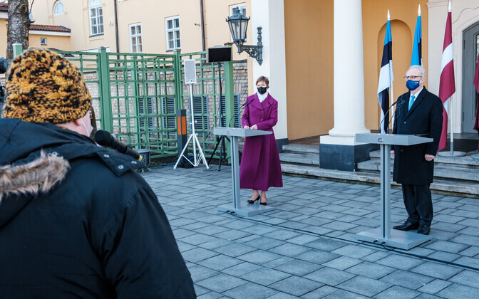 President Kersti Kaljulaid Riias.