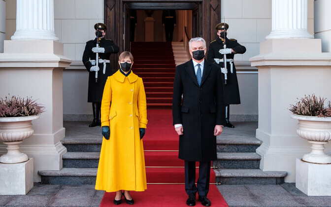 President Kersti Kaljulaid's visit to Lithuania, March 3, 2021.