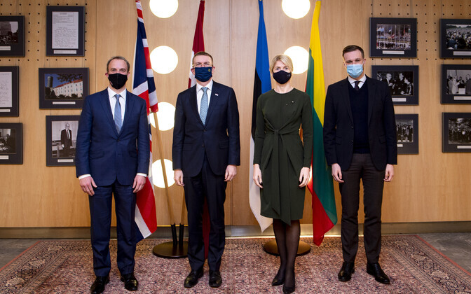A meeting was held between the Baltic and UK foreign ministers in Tallinn on March 10.