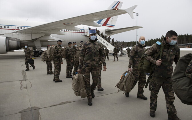 Prantsuse kaitseväelased jõudsid Eestisse.