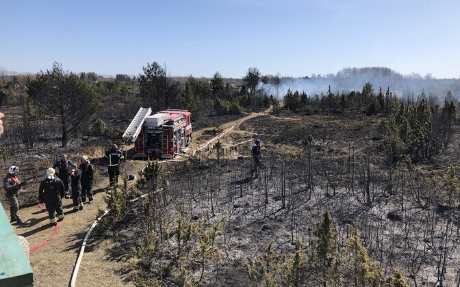 Tulekahju Tuuru külas.