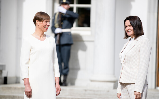 Встреча Керсти Кальюлайд и Светланы Тихановской.