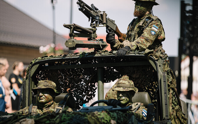 Victory Day parade in Paide, June 23 2021.