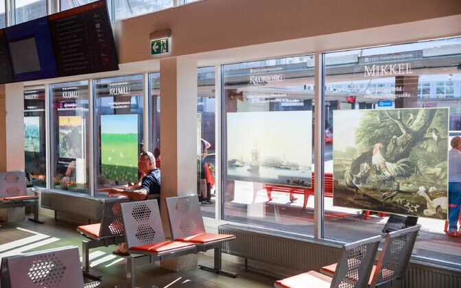 Выставка экспонатов Эстонского художественного музея.