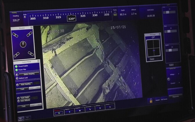 Estonia vraki uurimistööd 15. juulil