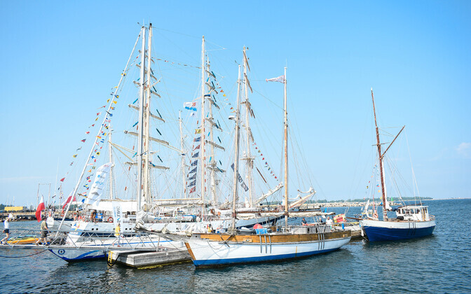 Ships at Tallinn's Lennusadam and Noblessner for Sail Tallinn.