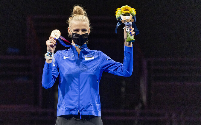 Katrina Lehis sai kaela pronksmedali