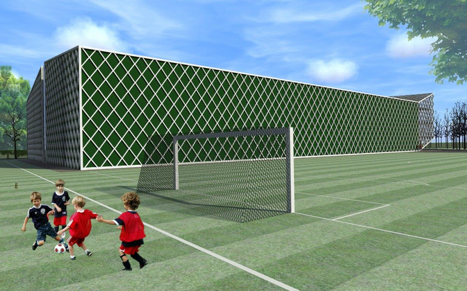 FCI Levadia Maarjamäe jalgpallihalli eskiis aastast 2021.