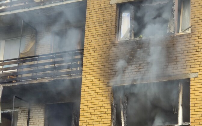 Aftermath of Tartu apartment building gas explosion.
