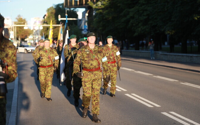 Kaitseliidu rongkäik Tallinnas 20. augustil