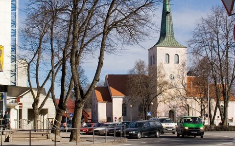 Paide town center.