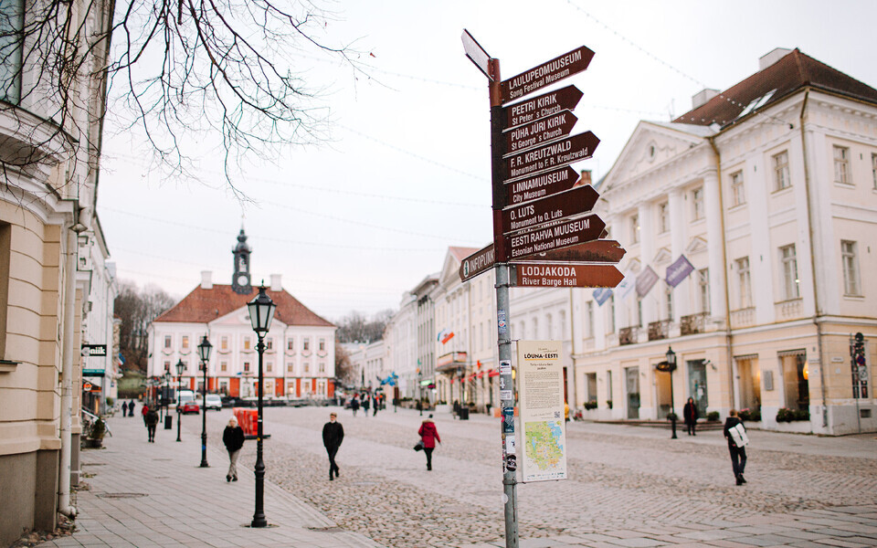 Ратушная площадь в Тарту.