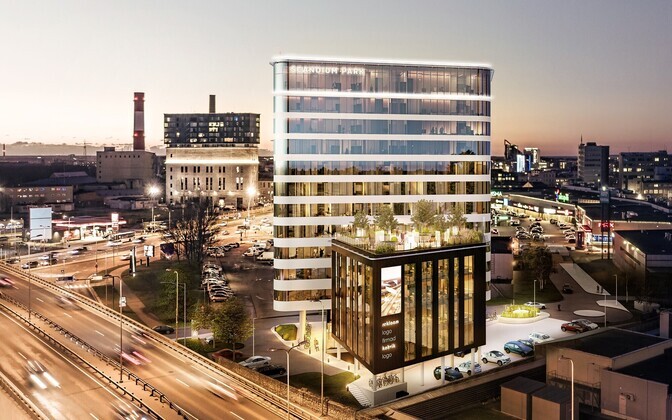 Эскиз здания Scandium Park.