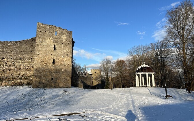 First snow in Haapsalu, November 22, 2021.