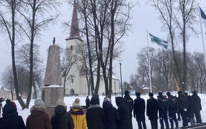Day of Perpetual Estonian Nationhood ceremony marked in Jõhvi.