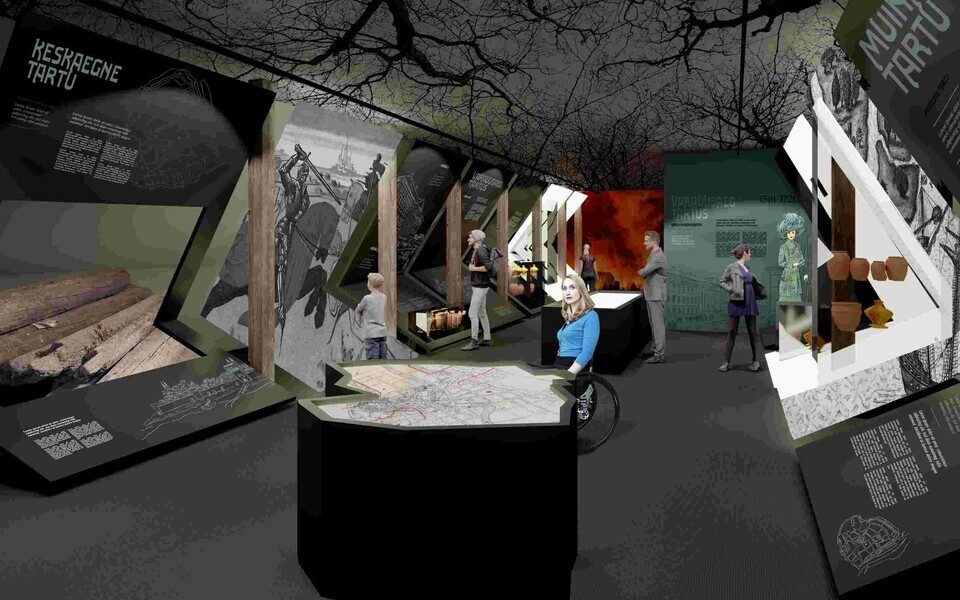 Tartu linnamuuseumi uue püsinäituse ideekonkursi võitis kavand 
