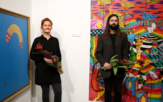 В Пярну открылась совместная выставка Пусы и Робина Ныгисто.
