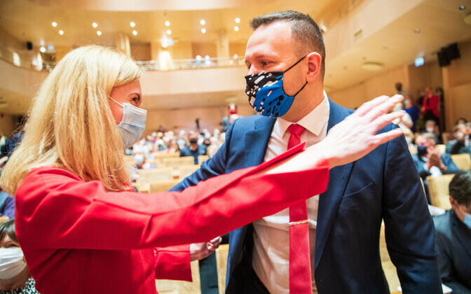 Съезд Социал-демократической партии Эстонии.