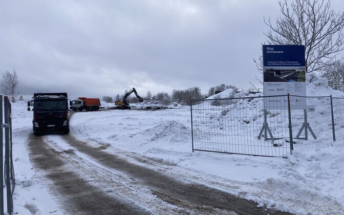 Kohtla-Järve ühishoone ehitustander.