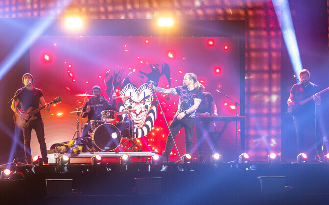 Terminaator Eesti Laulu finaali proovis