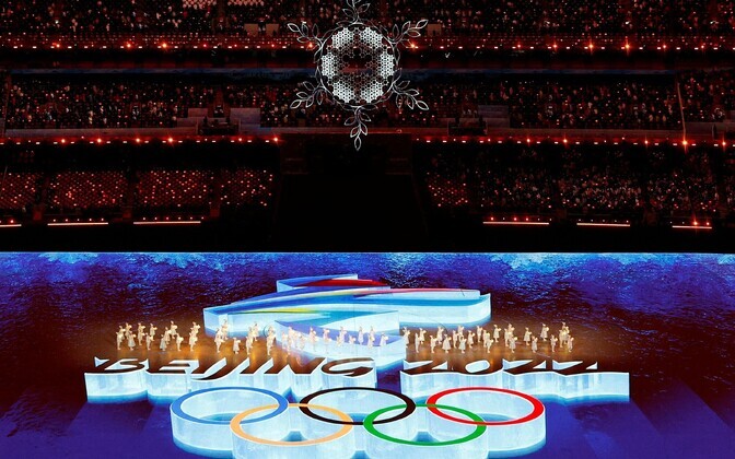 Церемония закрытия зимних Олимпийских игр в Пекине.
