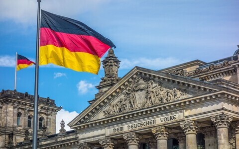 Флаг Германии. Иллюстративное фото.