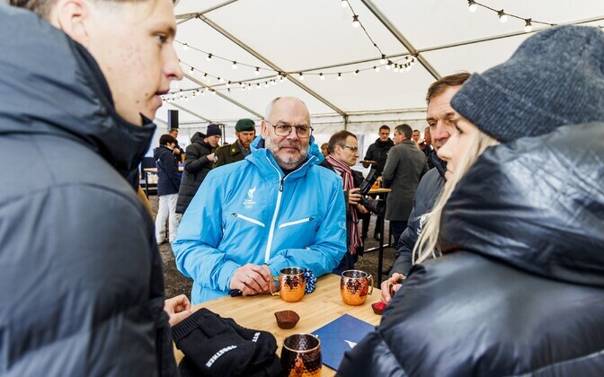 President Alar Karis' reception for winter olympic participants, April 4 2022.