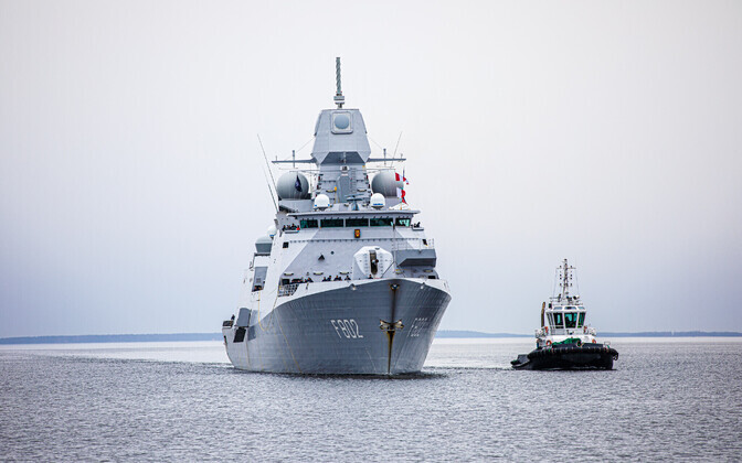 Standing NATO Maritime Group One (SNMG1) ships visit Estonia on Thursday. April 14, 2022.