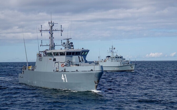 NATO 1. alalise miinitõrjegrupi koostööharjutus Soome mereväega.