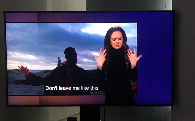 Eurovisiooni lood said eesti viipekeelse tõlke.