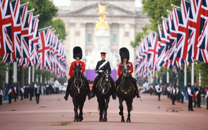 Briti armee üksused paraadil