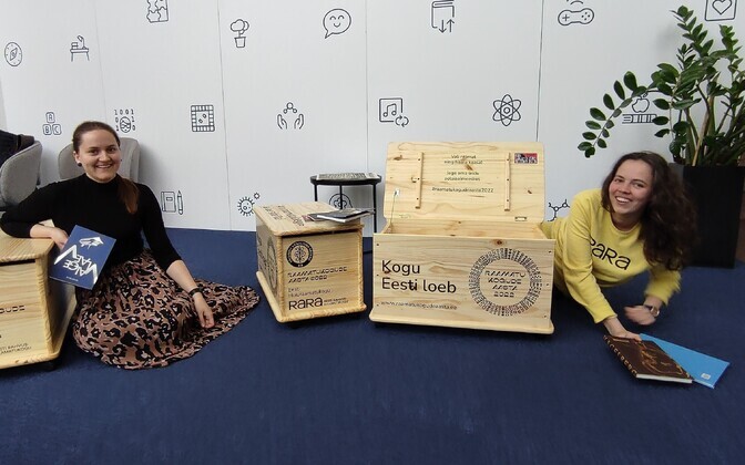 В Таллинне установят сундуки с книгами.