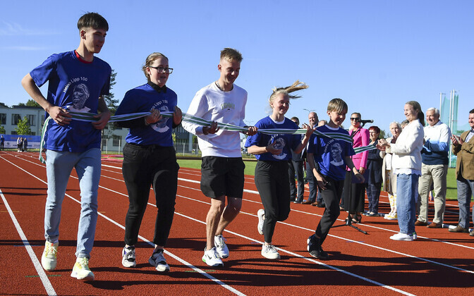 Вечер легкой атлетики в Йыхви.