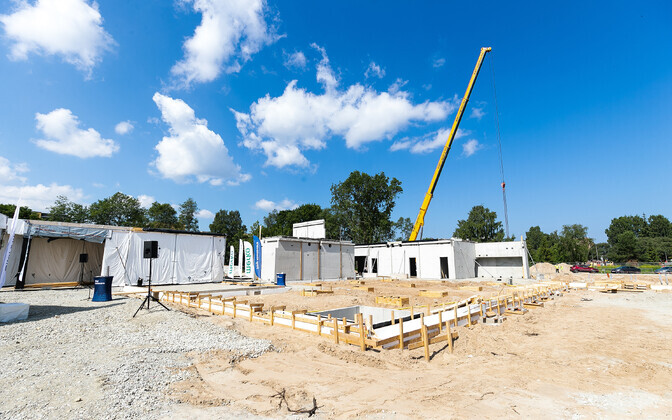 Pelgulinna riigigümnaasiumi nurgakivi