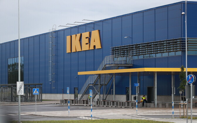 The finished IKEA store at Kurna, Rae Municipality.