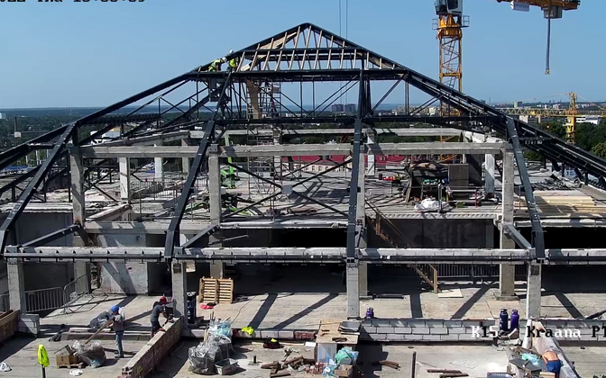 Реконструкция здания Национальной библиотеки.