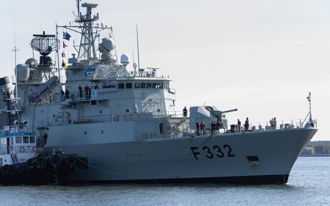 Военные корабли НАТО в портах Таллинна.